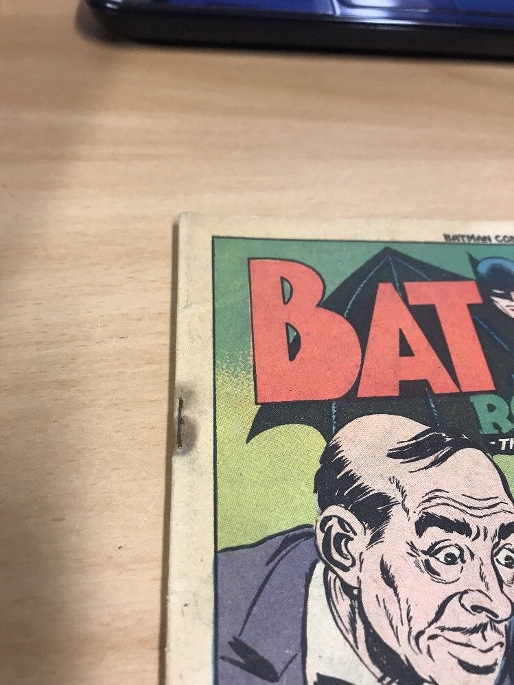 RARE GOLDEN AGE BATMAN #22 ALFRED SOLO STORIES BEGIN EARLY Catwoman COVERLESS!