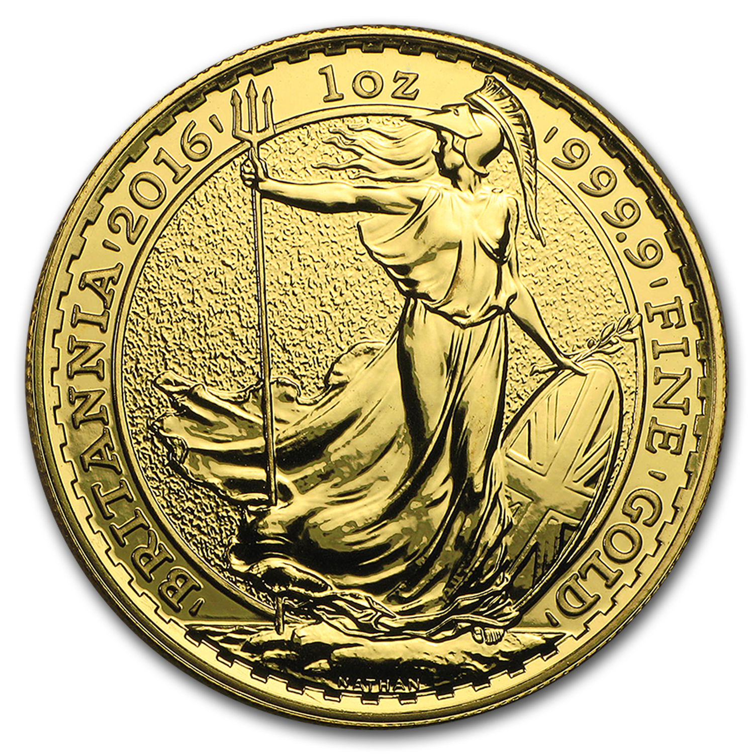 2016 Great Britain 1 oz Gold Britannia BU - SKU #93765