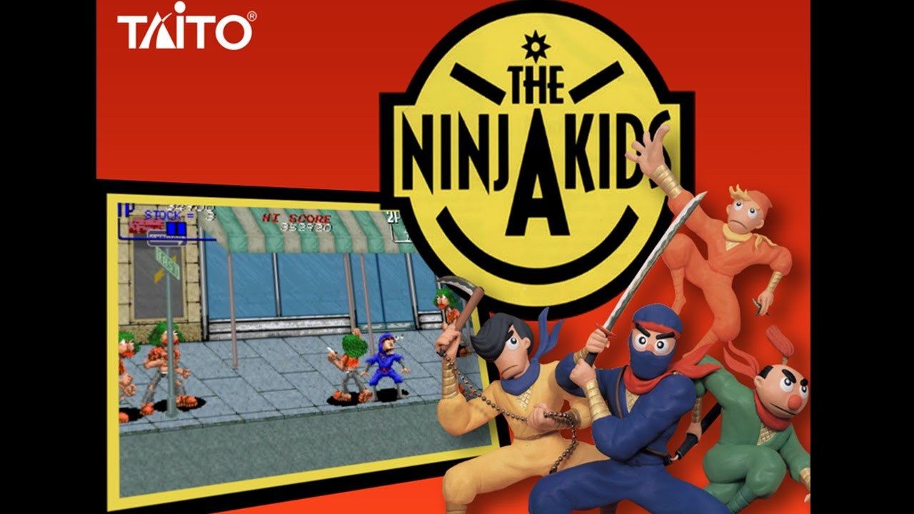 The Ninja Kids original Taito jamma PCB rare