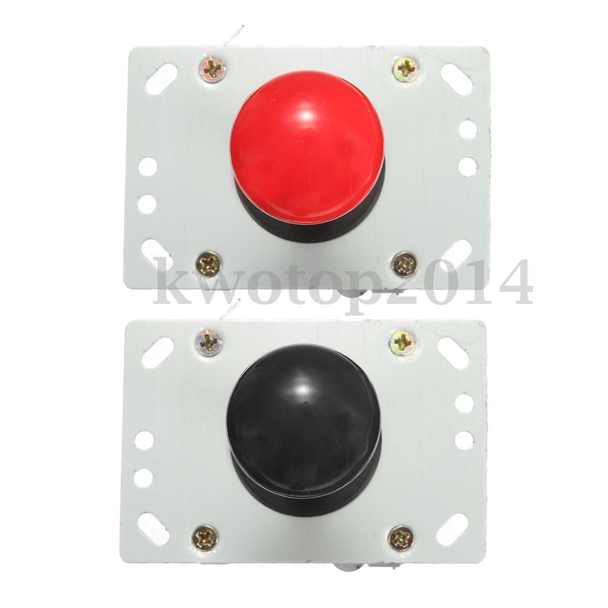 1PC Classic 4/8 Way Arcade Game Joystick Ball Zippy Joy Stick Red / Black