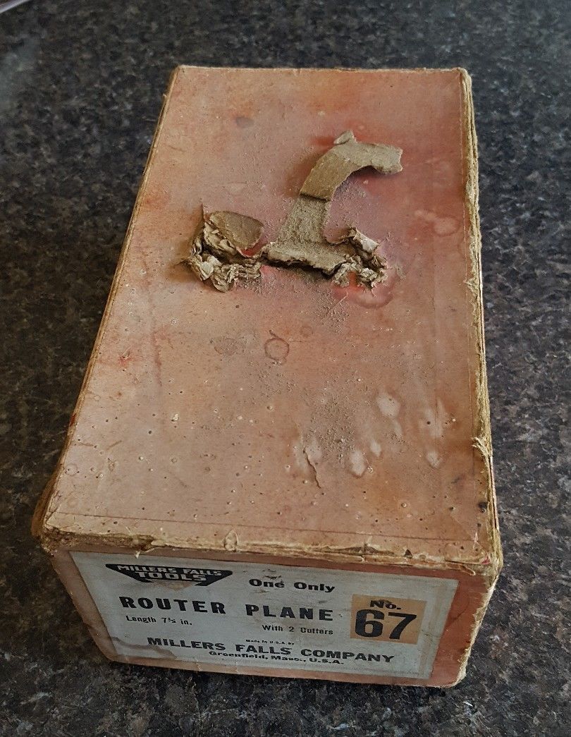 Vintage Millers Falls No.67 Router Plane w/Box & Accessories