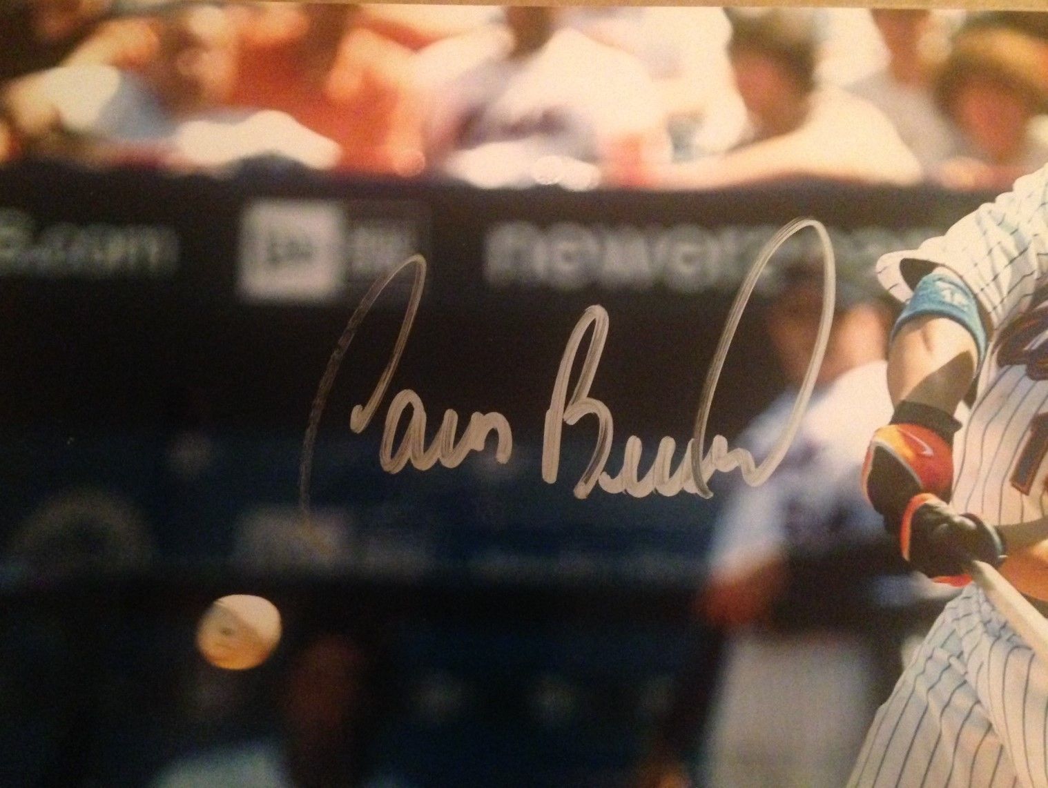 CARLOS BELTRAN Autographed Signed METS 8X10 PHOTO with GAI COA