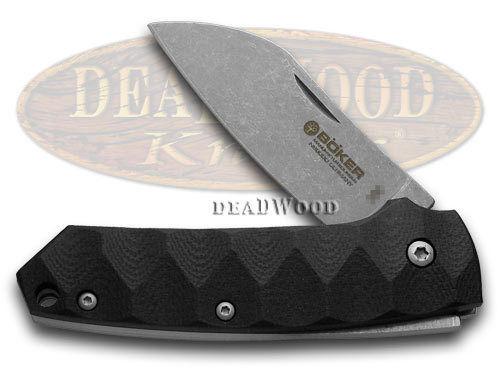 BOKER TREE BRAND Black G-10 Cox Folding Pocket Knife Knives