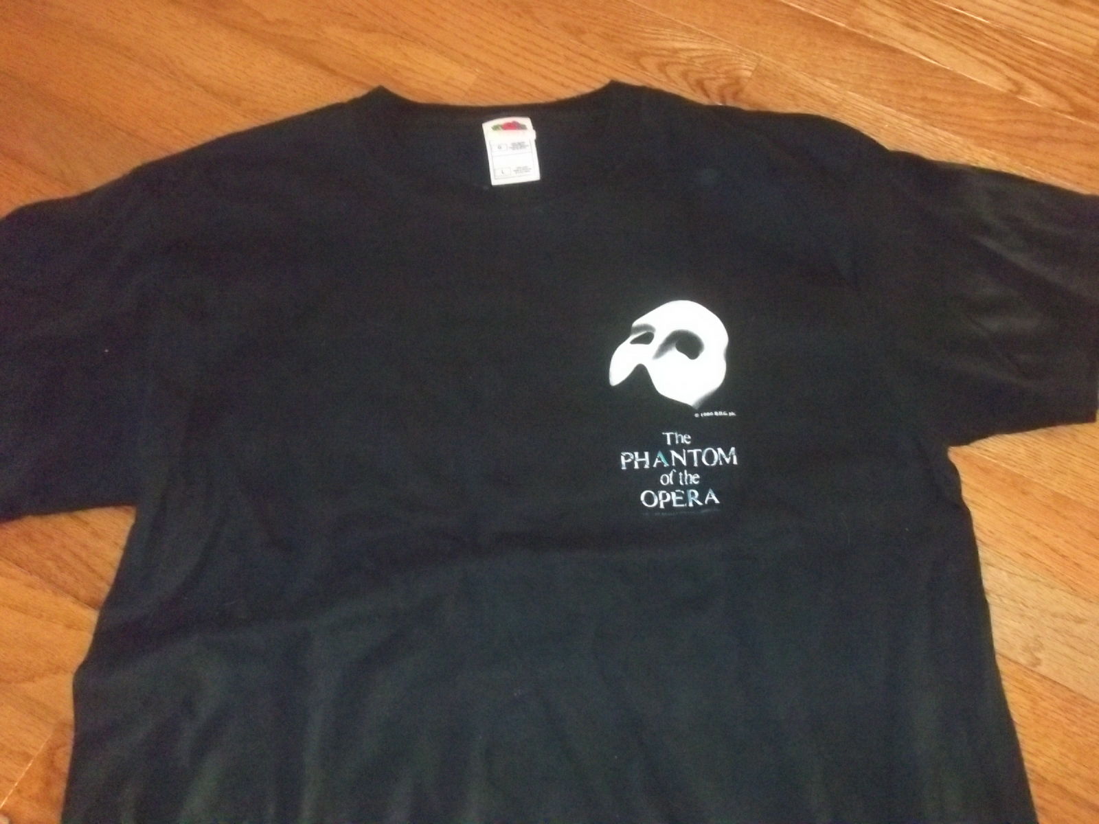 PHANTOM OF THE OPERA vintage rare design official t- shirt Adult Large Broadway