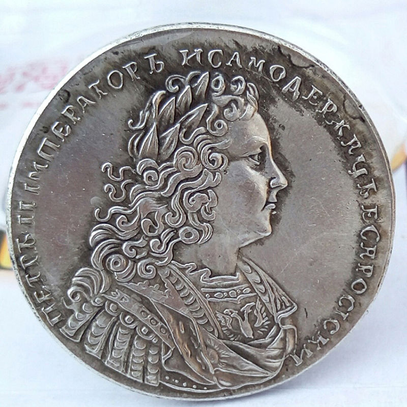 Antique 1737 Imperial Russian Anna IRussia Silver Coin NEW