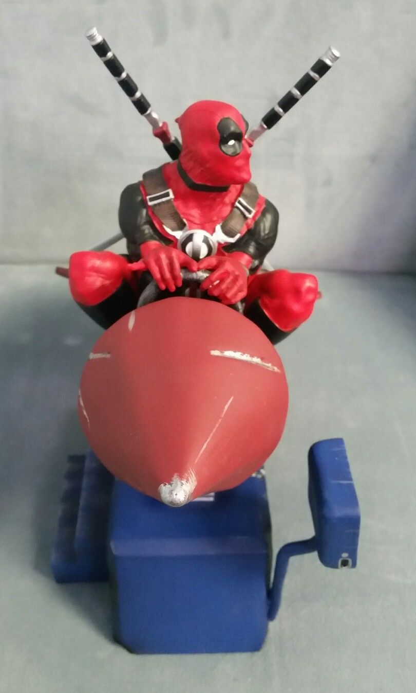 2016 FACTORY ENTERTAINMENT DEADPOOL ROCKET RIDE PREMIUM MOTION STATUE