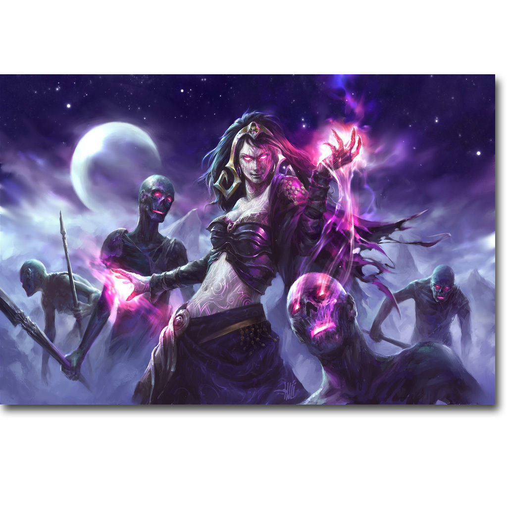Magic The Gathering Hot Cards Game Art Silk Poster Wall Decor 24x36 inch