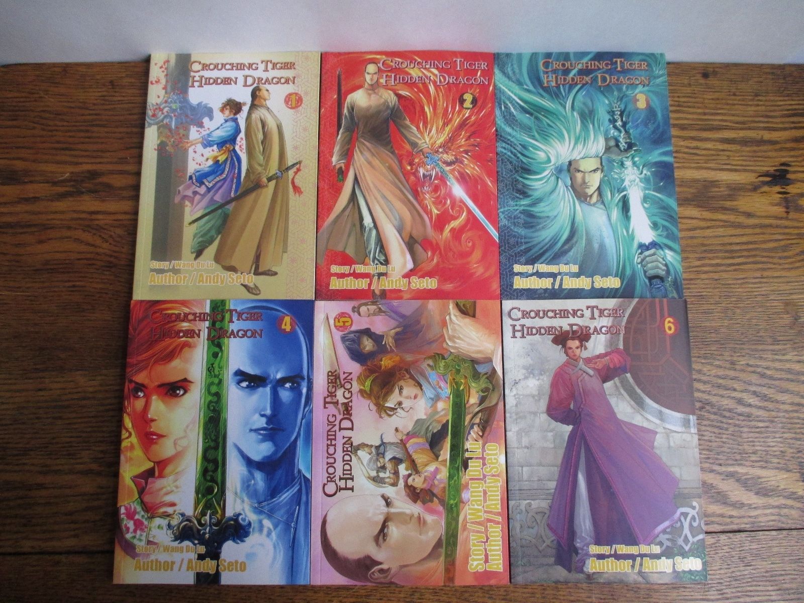 Crouching Tiger Hidden Dragon Andy Seto Graphic Novel Manga PB Set Volumes 1-10