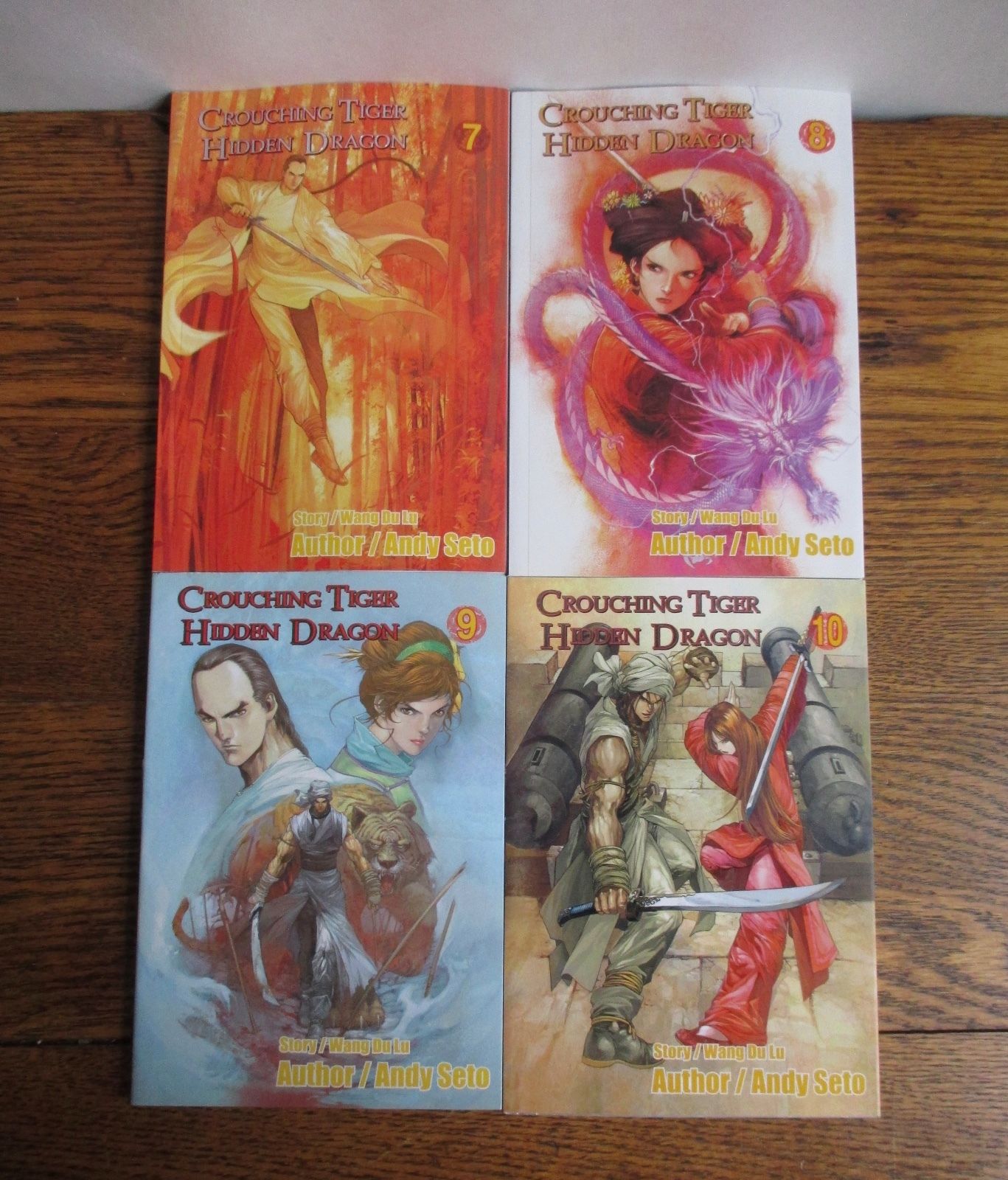 Crouching Tiger Hidden Dragon Andy Seto Graphic Novel Manga PB Set Volumes 1-10