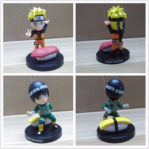 Anime Naruto Sushi Limited Eidition Collection 8pcs Set PVC Figure No Box