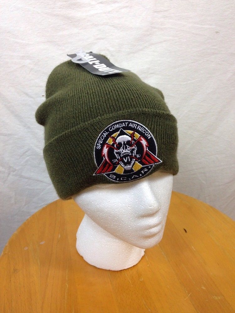 Call of Duty S.C.A.R. Special Combat Air Recon Winter Beanie Skull Cap Hat Adult